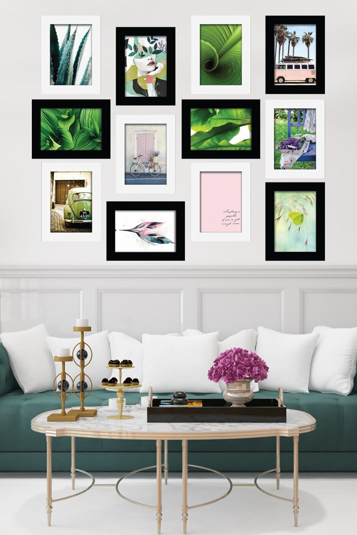 Modern Style 12 Parçalı Mdf Tablo Mck044