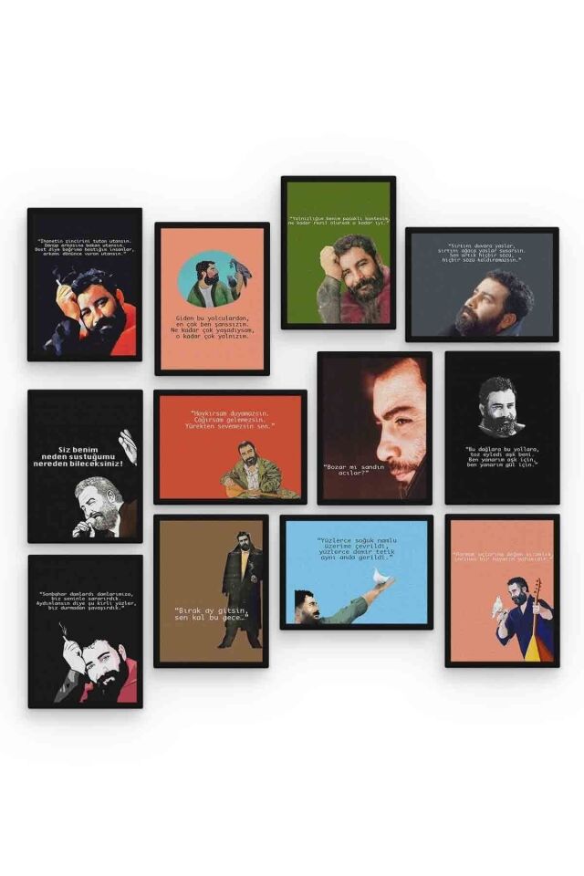 Ahmet Kaya 12 Parça Mdf (ahşap) Tablo Ofis Boyu