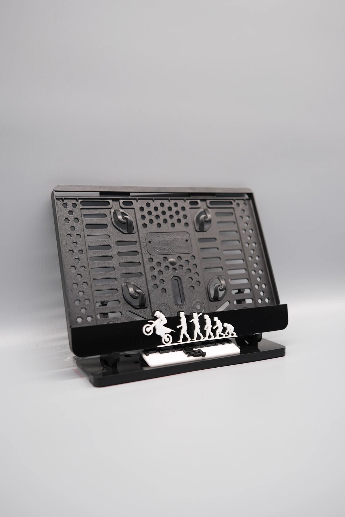 EVRİM CROS 3D KABARTMALI PLEKSİ MOTOR PLAKALIĞI