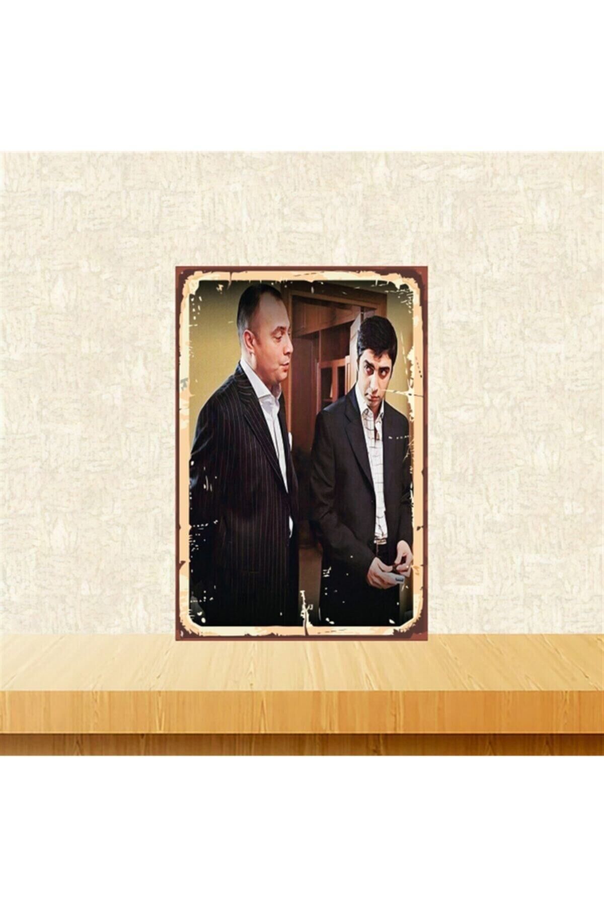 Süleyman Çakır Polat Alemdar 20-30 Cm Retro Ahşap Tablo Tkfx4544