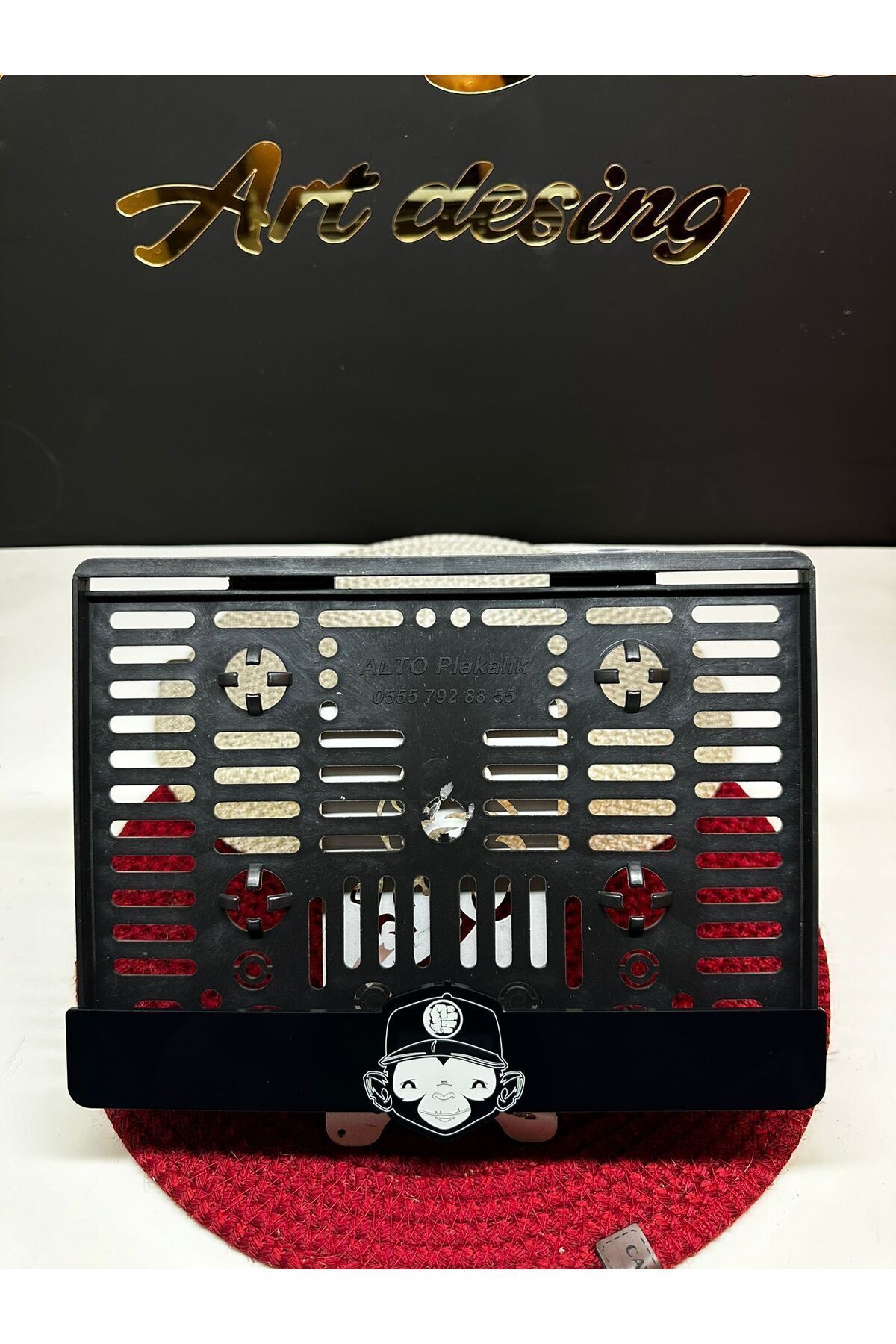 Motor Plakalık ''maymun kafa ''takmatik Lazer Kesim Pleksi ( 1 Adet )