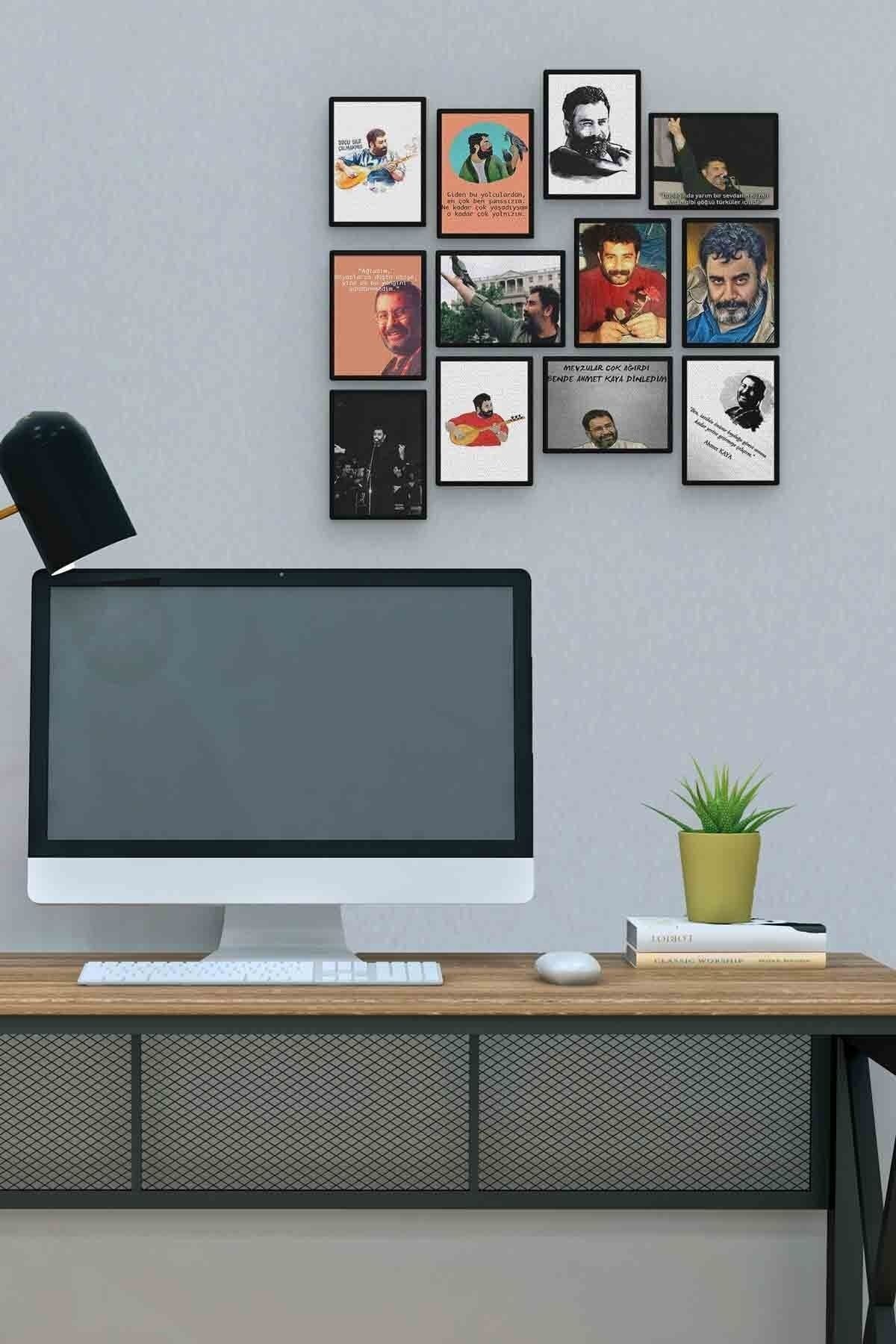 Ahmet Kaya 12 Parça Mdf (ahşap) Tablo Ofis Boyu