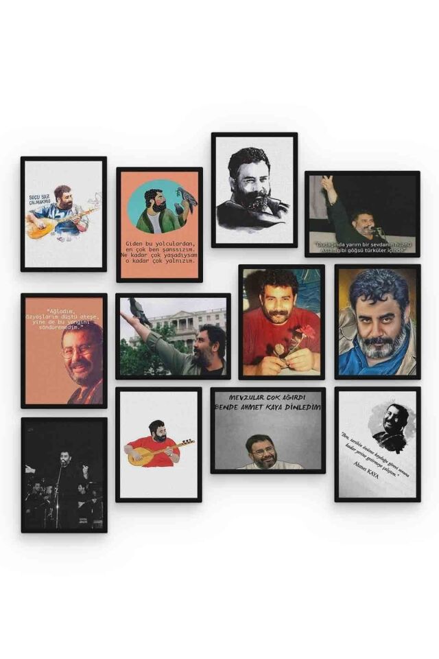 Ahmet Kaya 12 Parça Mdf (ahşap) Tablo Ofis Boyu
