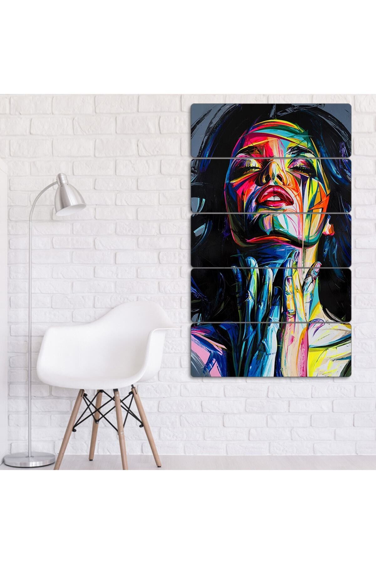 Kadın Art - 5 Parçalı Tablo
