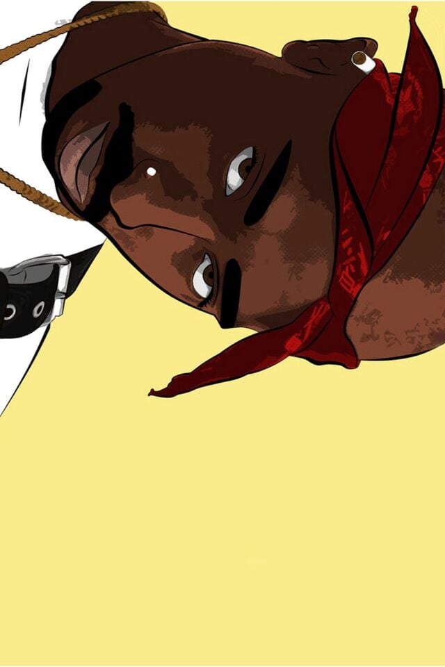 Tupac Temalı Retro Ahşap Poster