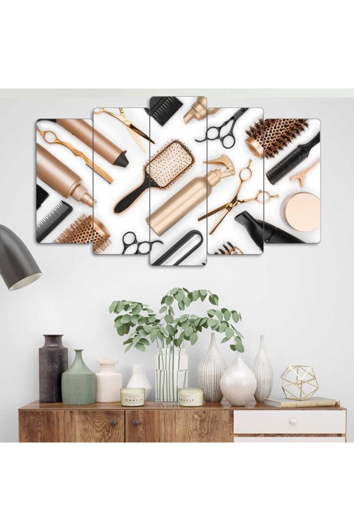 Kuaför Malzemeleri 5 Parçalı Tablo