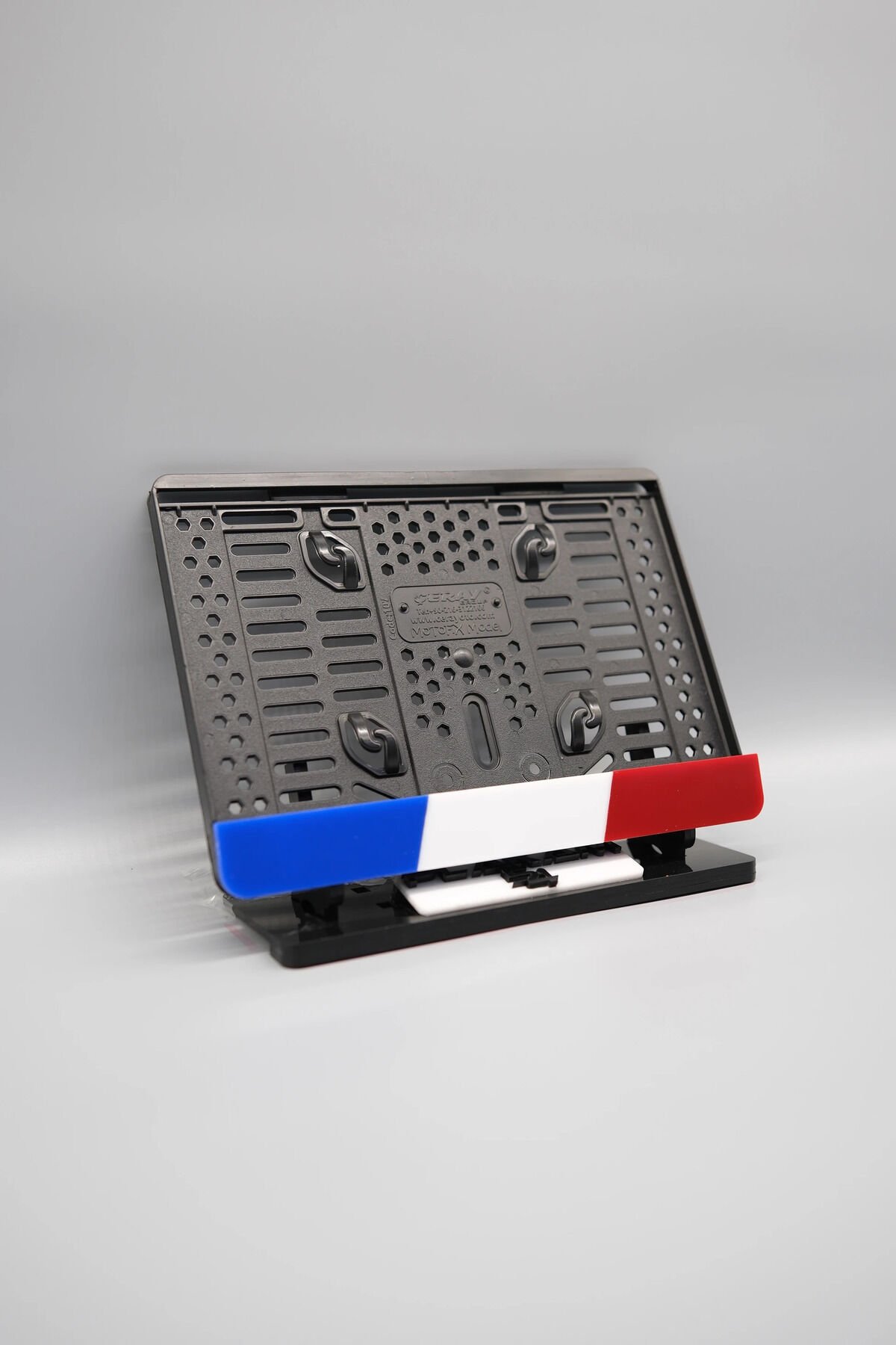 FRANSA 3D KABARTMALI PLEKSİ MOTOR PLAKALIĞI