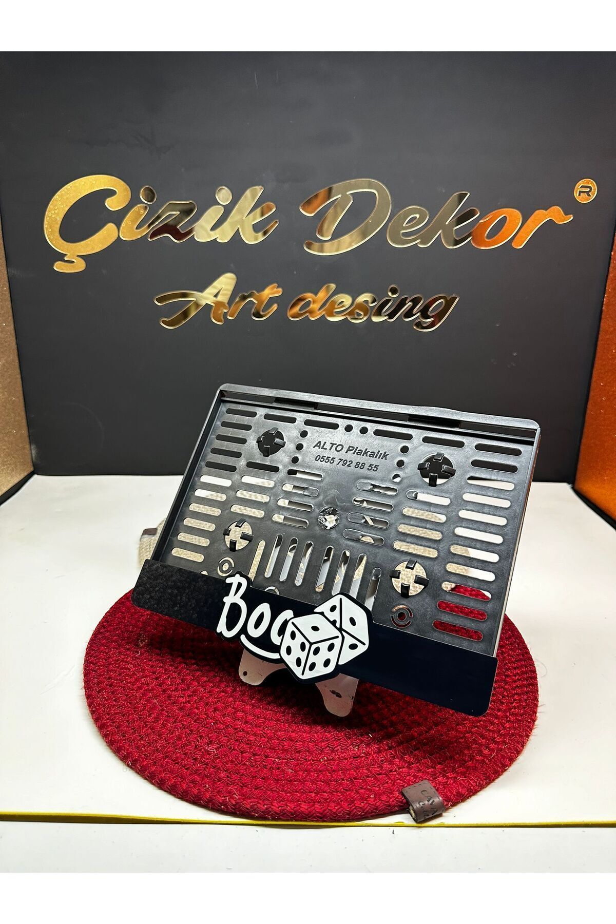 Motor Plakalık '' BOZAR ''takmatik Lazer Kesim Pleksi ( 1 Adet )