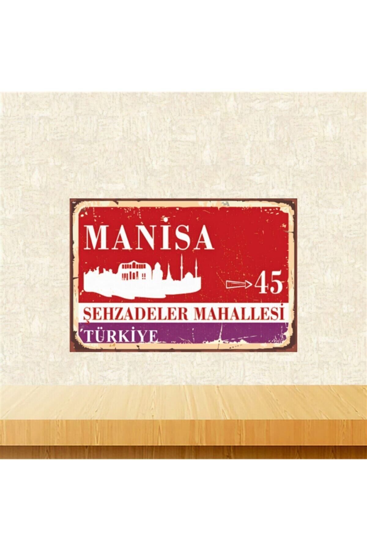 Manisa Şehzadeler Mahallesi 20-30 Cm Retro Ahşap Tablo Tkfx5759