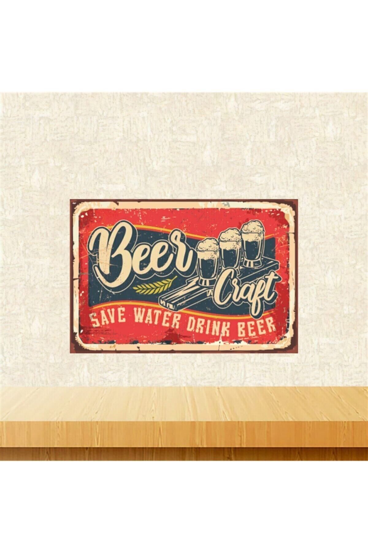 Retro Ahşap Tablo 20x30cm Tkfx5748