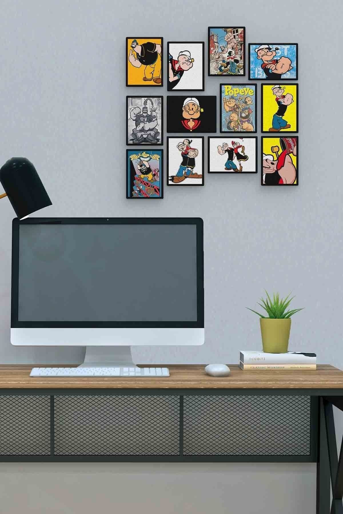 Temel Reis 12 Parça Mdf (ahşap) Tablo Ofis Boyu