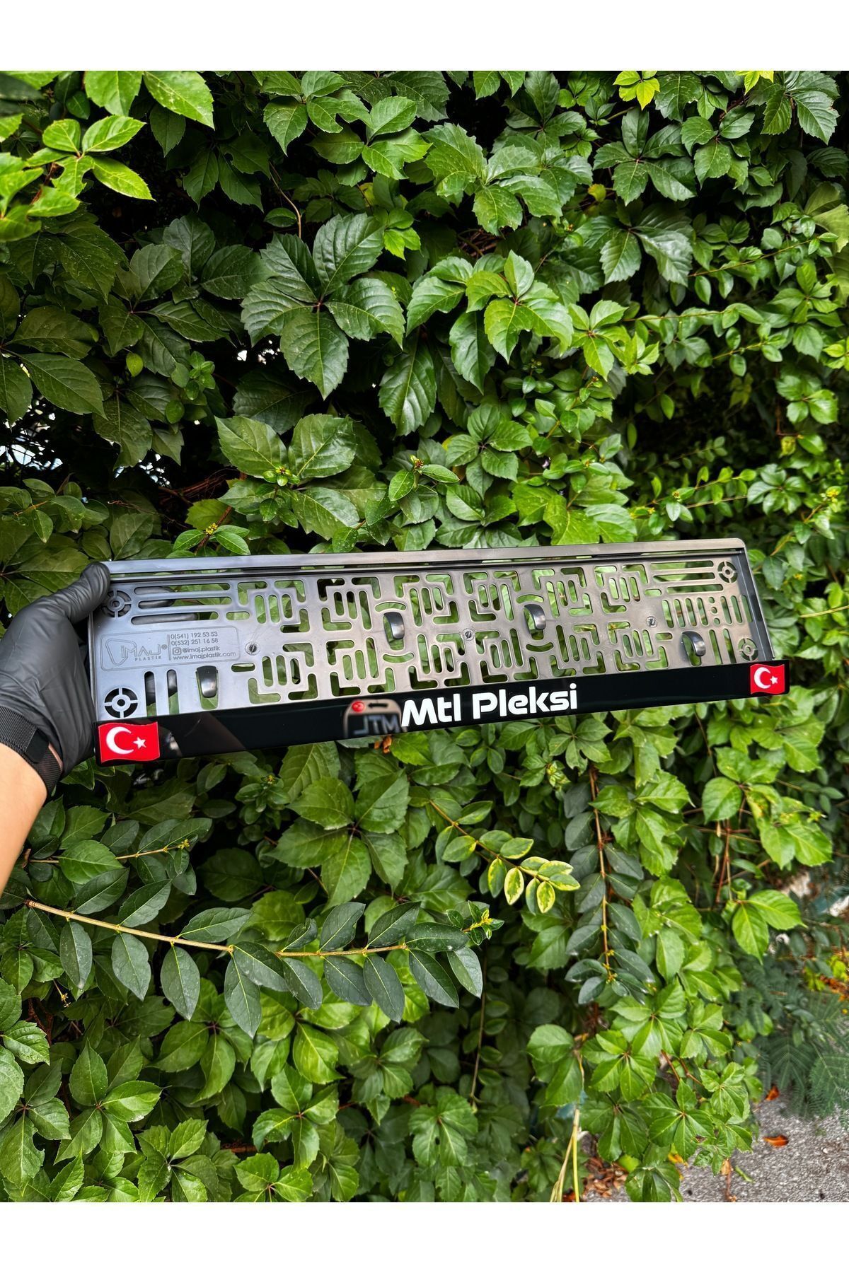 Özel Tasarım Türk Bayraklı Pleksi Plakalık
