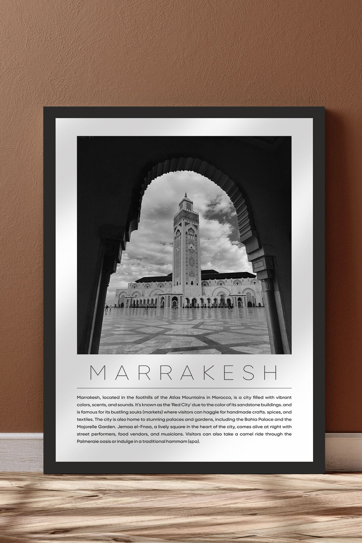 Dünya Şehirleri Koleksiyonu Çerçeve Görünümlü Mdf Tablo