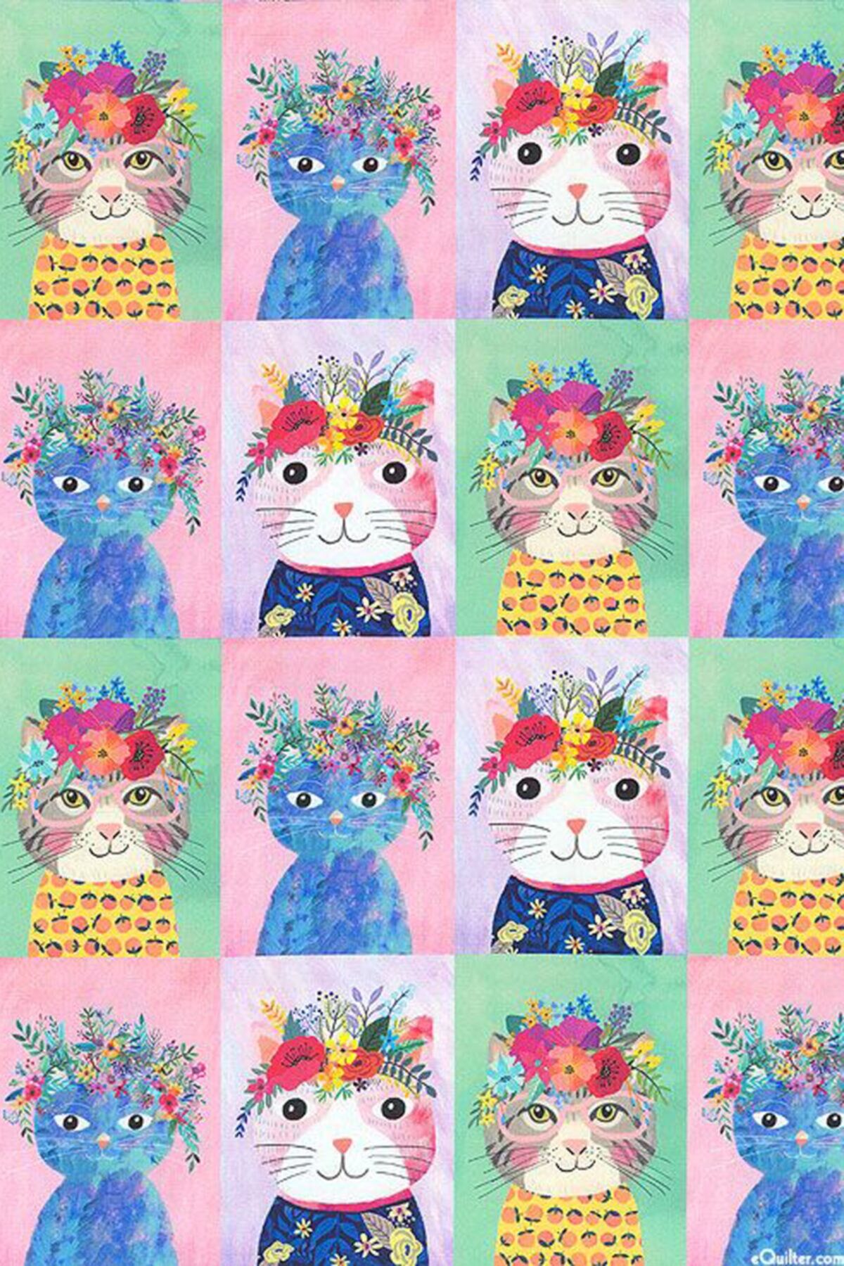 Kedi Frida Figürlü Ahşap Poster 20x30 cm