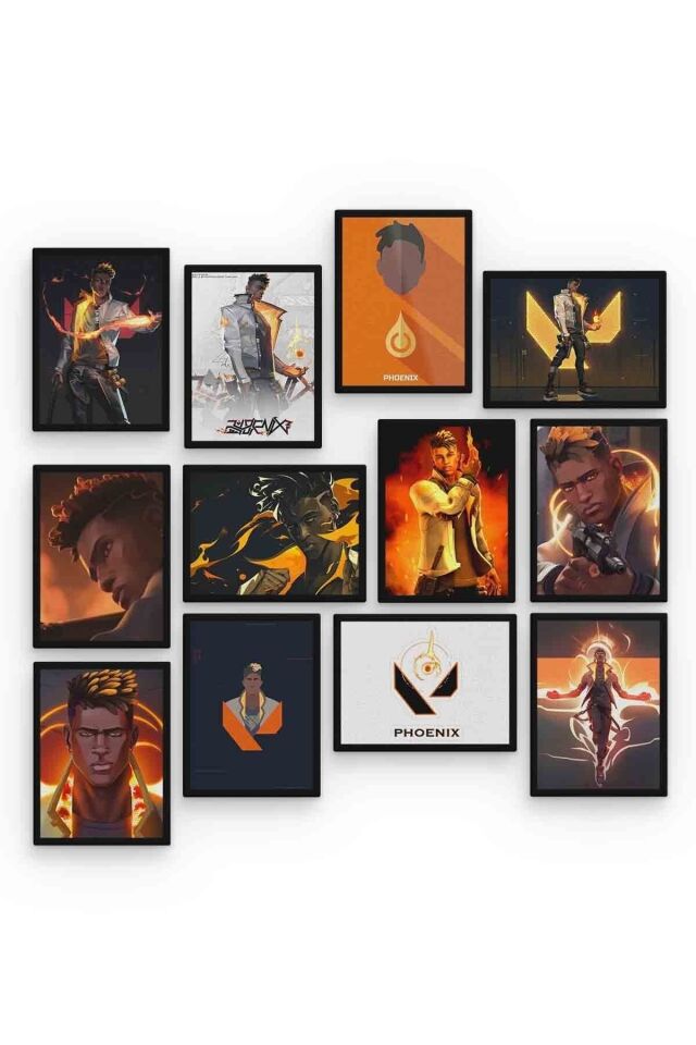 Phoneix 12 Parça Mdf (ahşap) Tablo Ofis Boyu