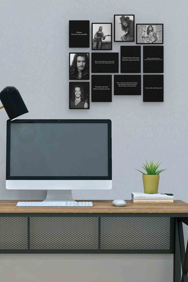 Barış Akarsu 12 Parça Mdf (ahşap) Tablo Ofis Boyu