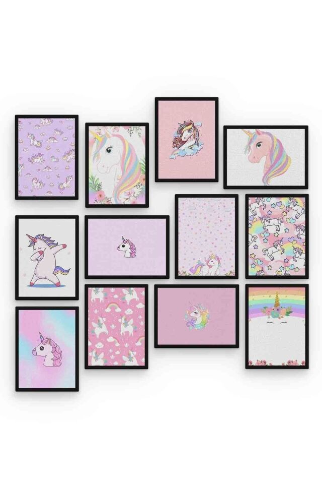 Unicorn 12 Parça Mdf (ahşap) Tablo Ofis Boyu
