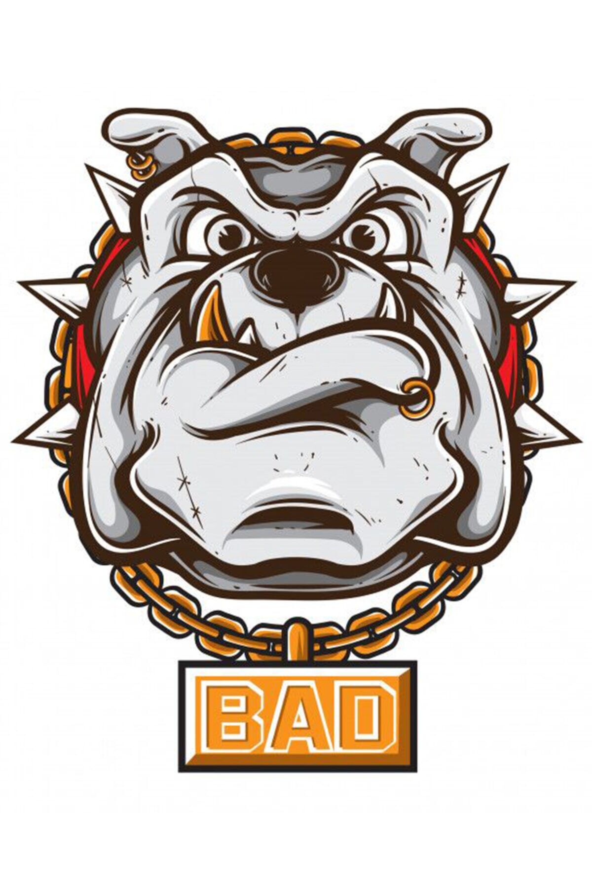 Agresif Köpek Ahşap Poster 20x30 - Mdf