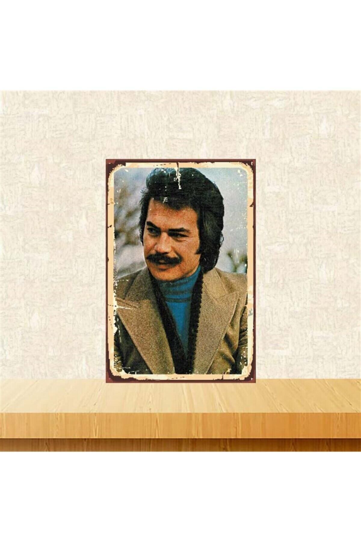 Orhan Gencebay Retro Ahşap Poster Tkfx3737 20x30 cm