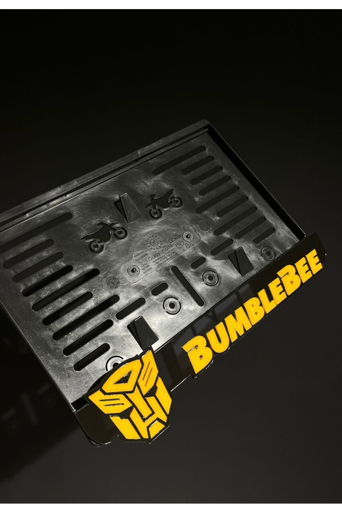 BUMBLEBEE MOTORSİKLET PLAKALIK