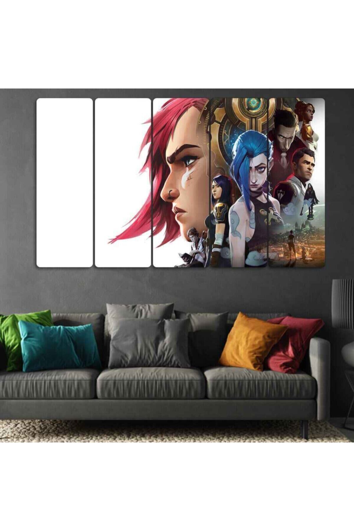 Arcane - 5 Parçalı Tablo