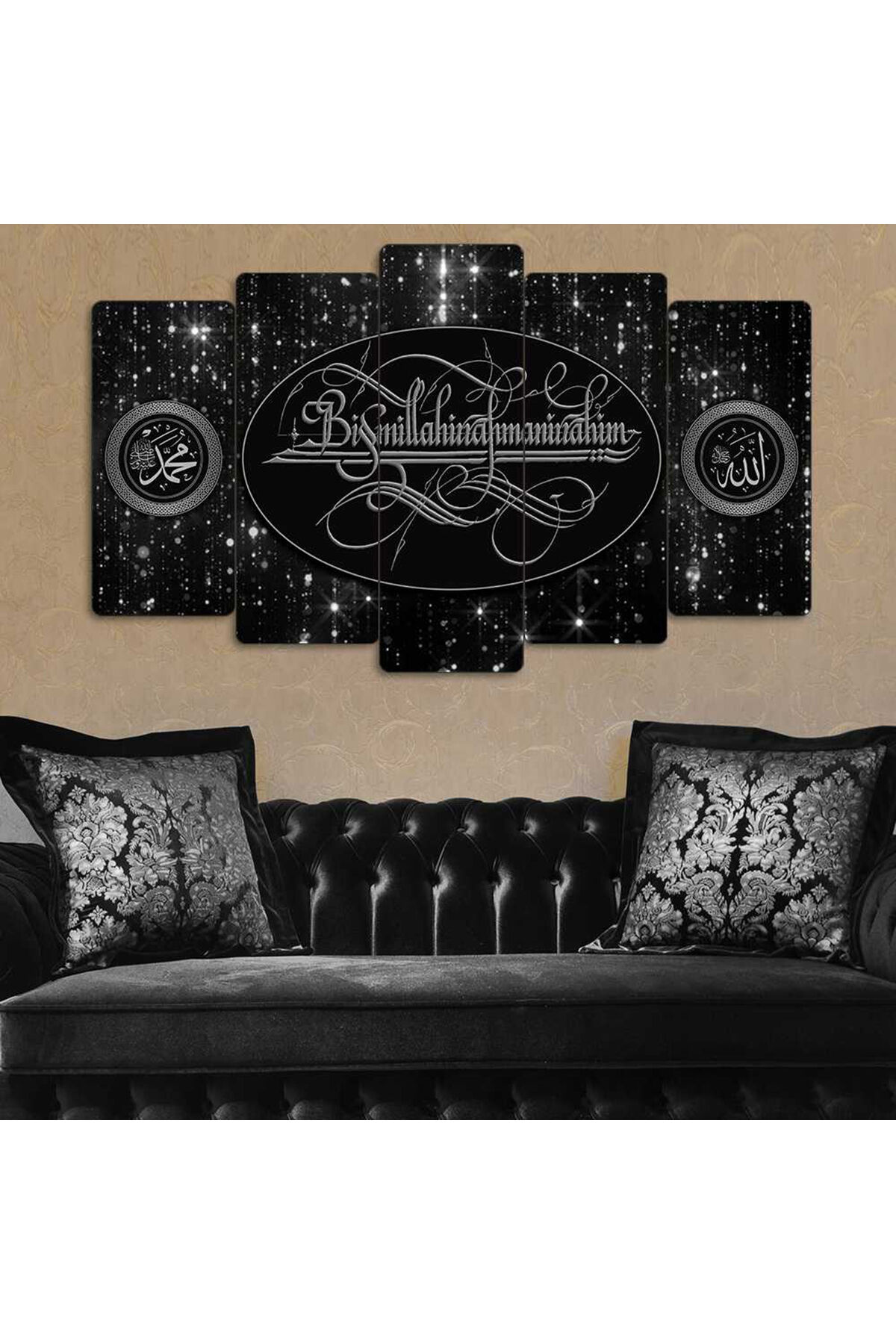 5 Parçalı Mdf Tablo