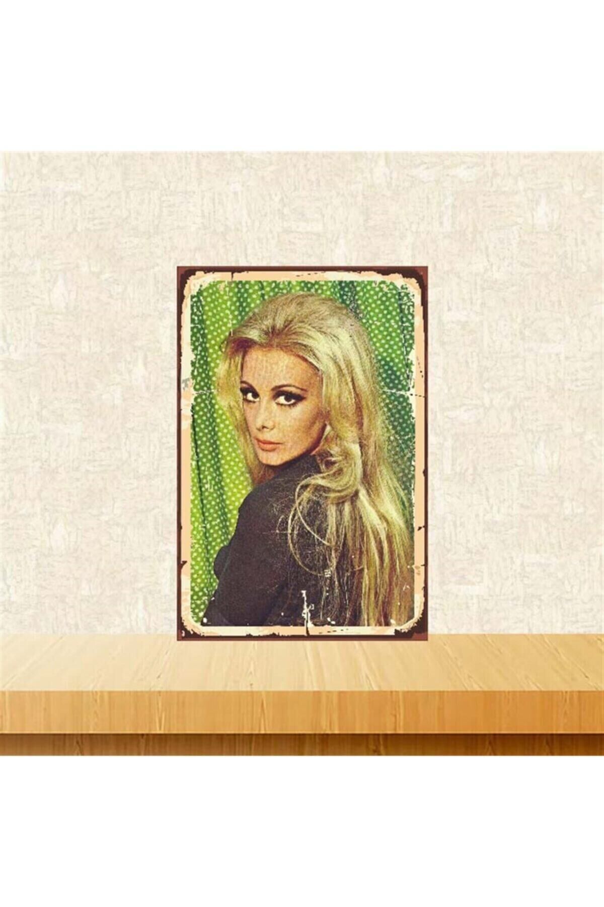 Filiz Akın 20 30 Cm Retro Ahşap Poster