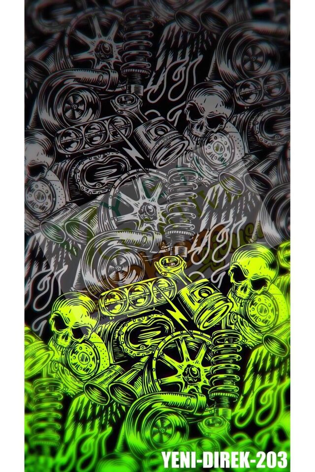 Araç Kapı Direk Kaplama Folyosu Desenli (SAĞ SOL TAKIM) (2 ADET) - 22x50 Cm