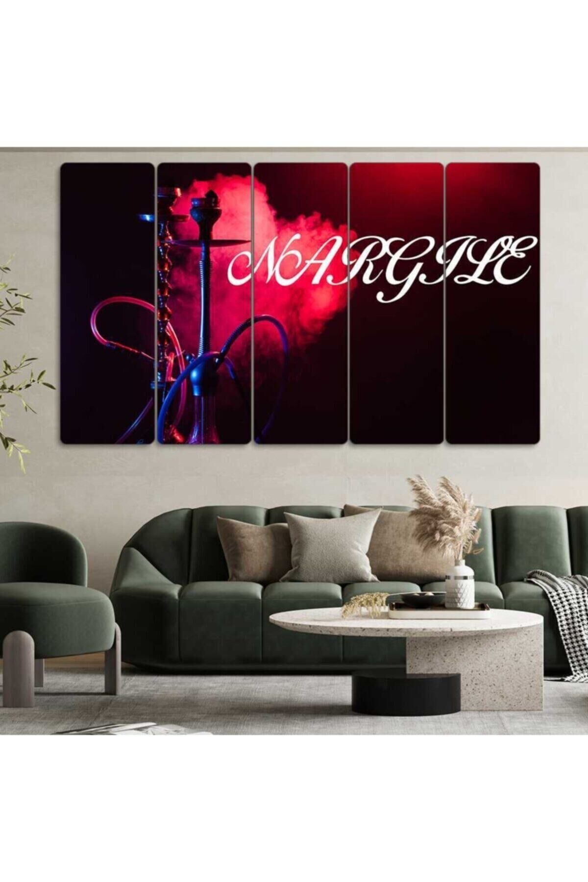 Nargile - 5 Parçalı Tablo