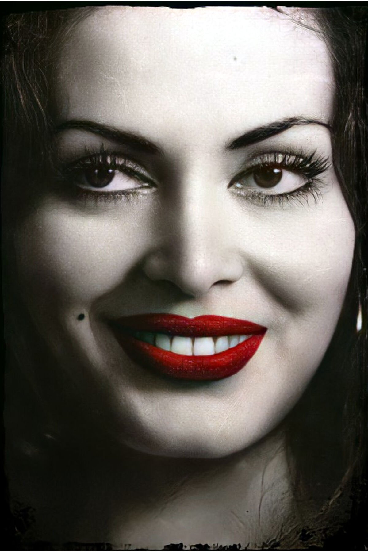 Yeşilçam Temalı Retro Ahşap Poster