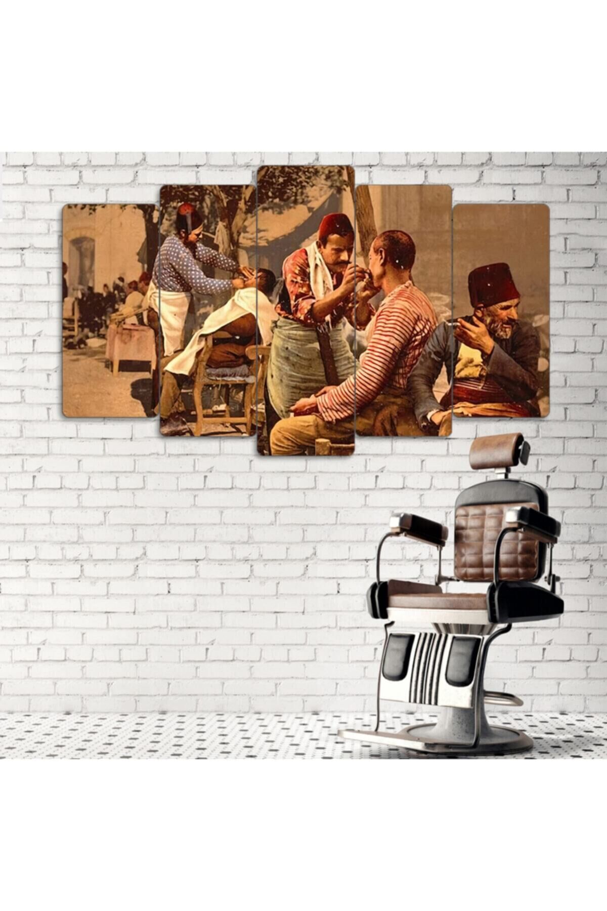 Nostalji Berber - 5 Parçalı Tablo