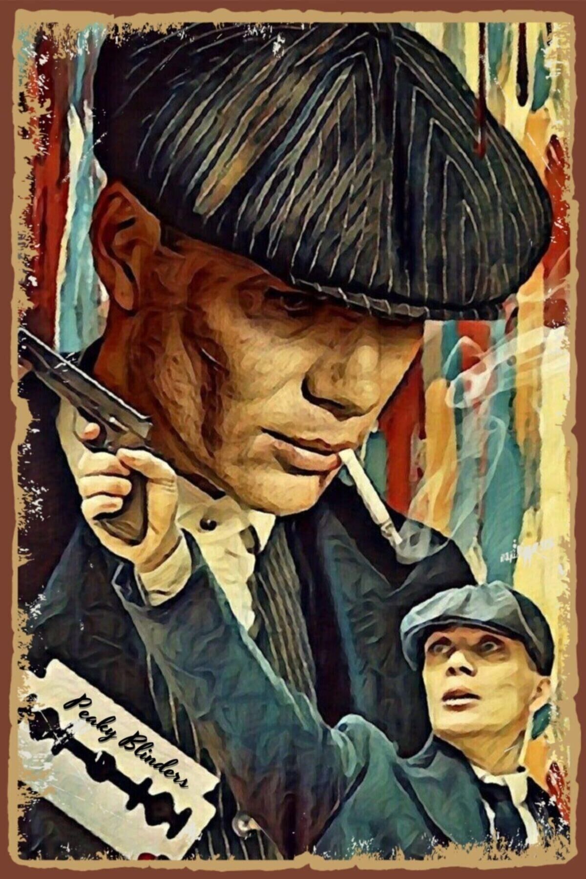 Peaky Blinders Retro Ahşap Poster