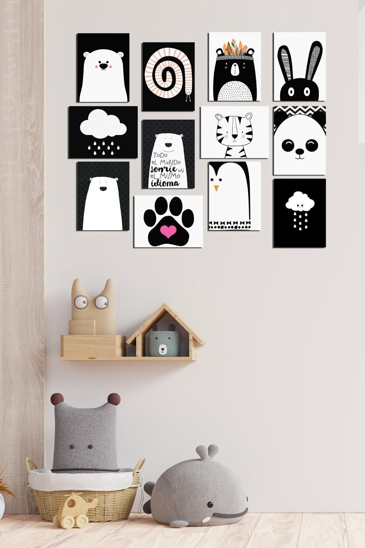 Modern Style 12 Parçalı Mdf Tablo Mck056