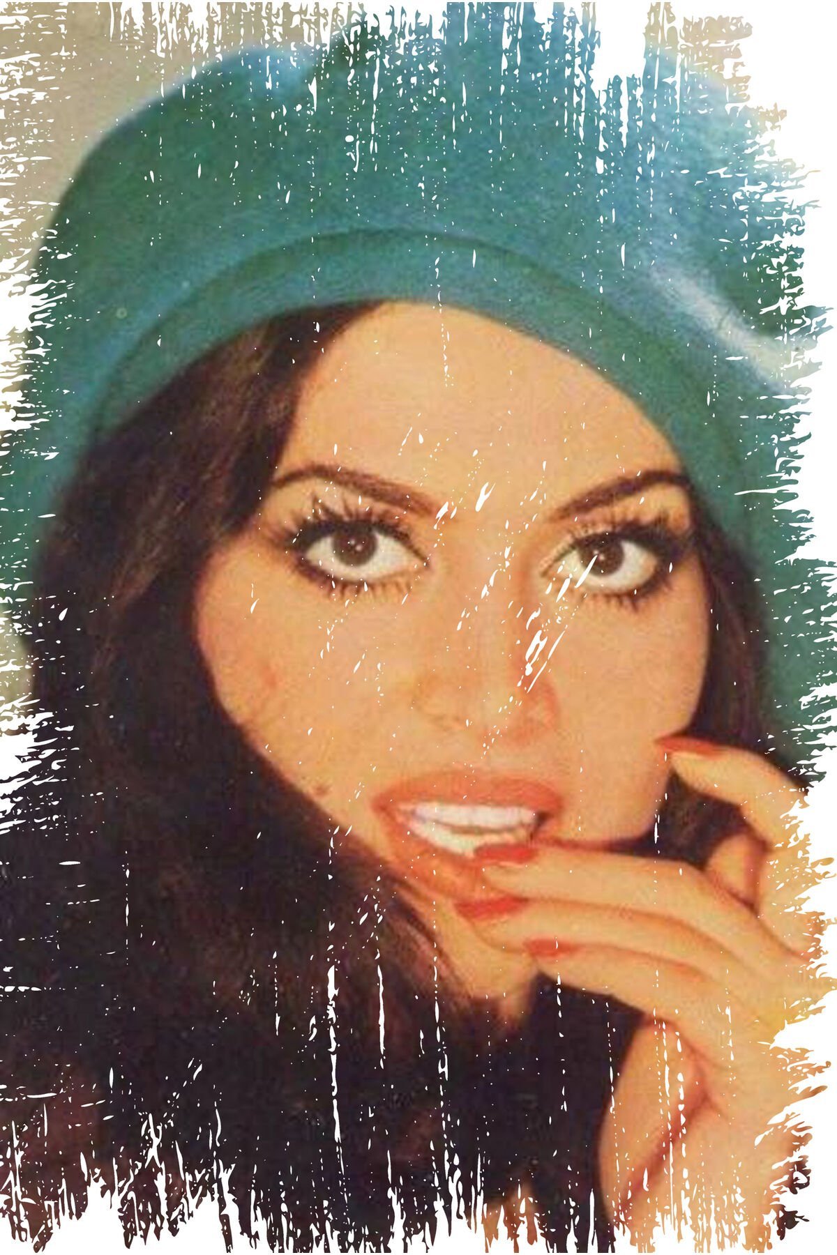 Yeşilçam Temalı Retro Ahşap Poster