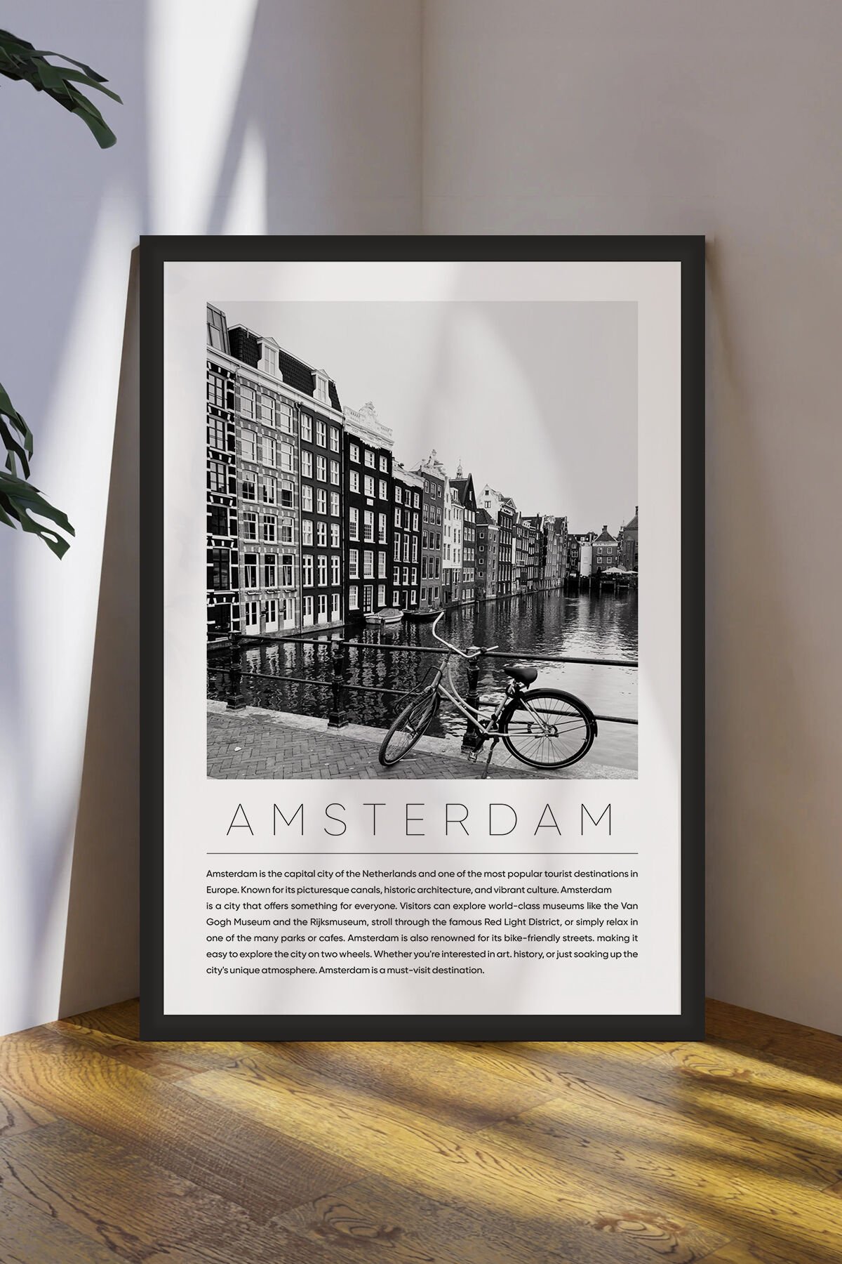 Dünya Şehirleri Koleksiyonu Çerçeve Görünümlü Mdf Tablo