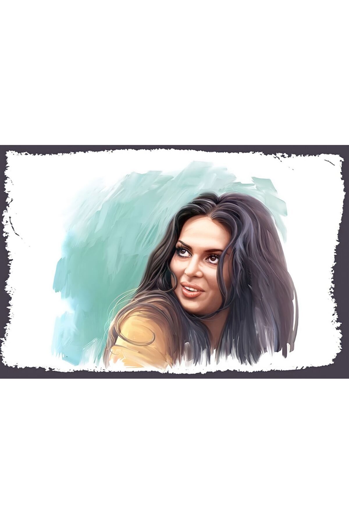 Yeşilçam Temalı Retro Ahşap Poster