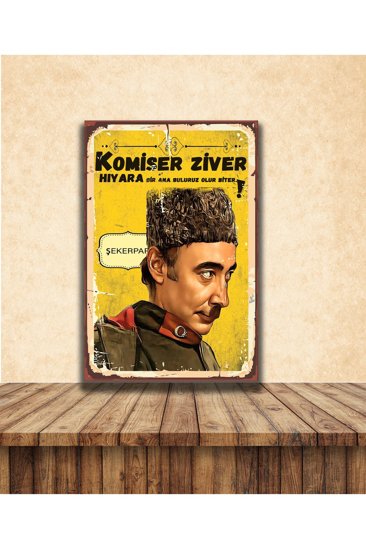 Şener Şen Temalı 20 x 30 CM MDF Tablo