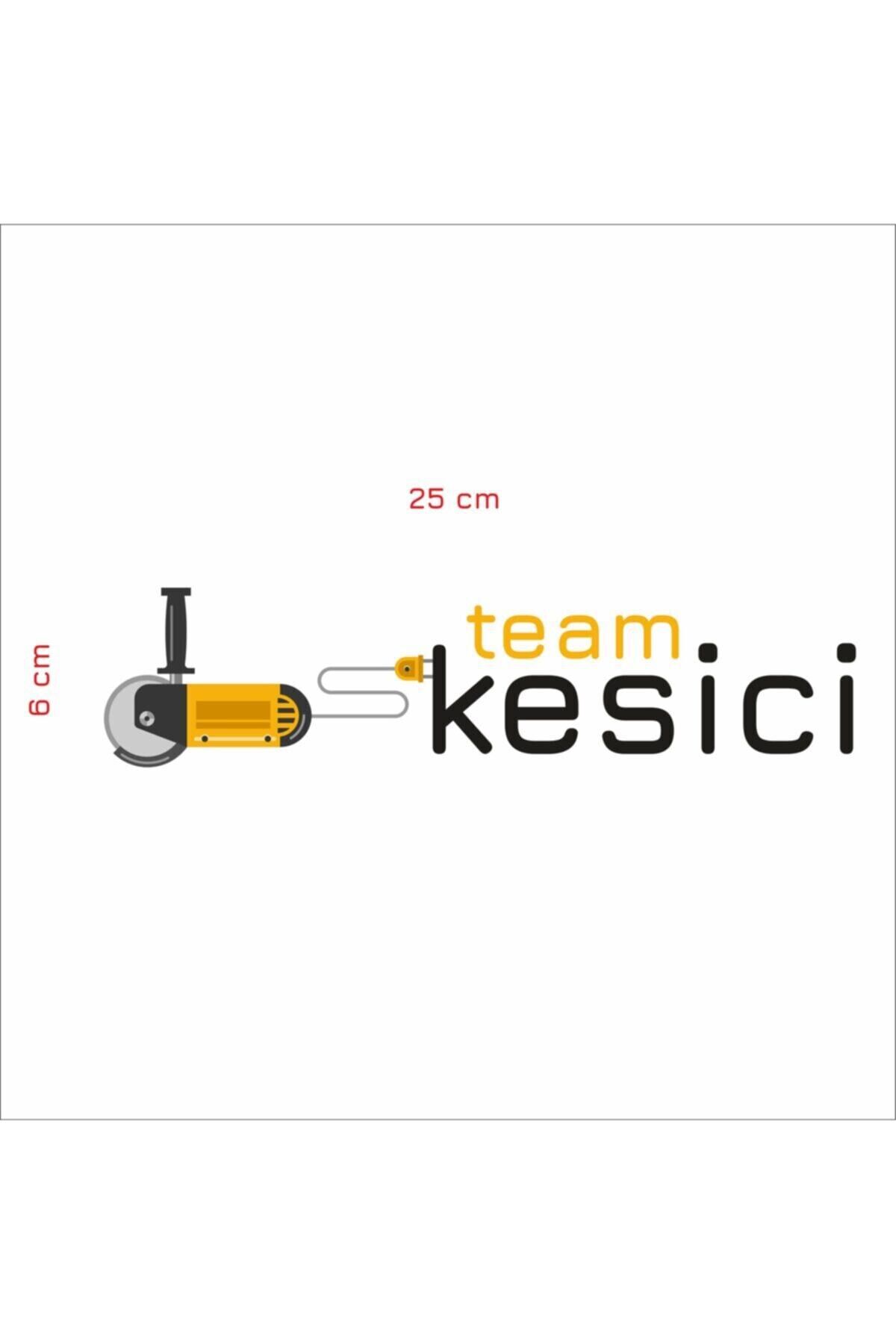 Kesici Team Araç Yazısı Sticker