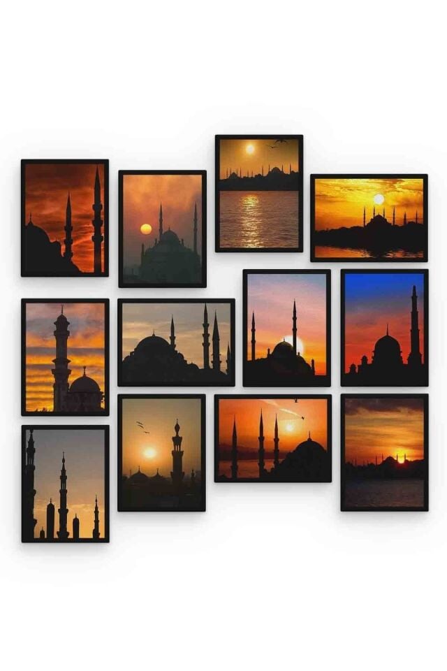 Cami 12 Parça Mdf (ahşap) Tablo Ofis Boyu