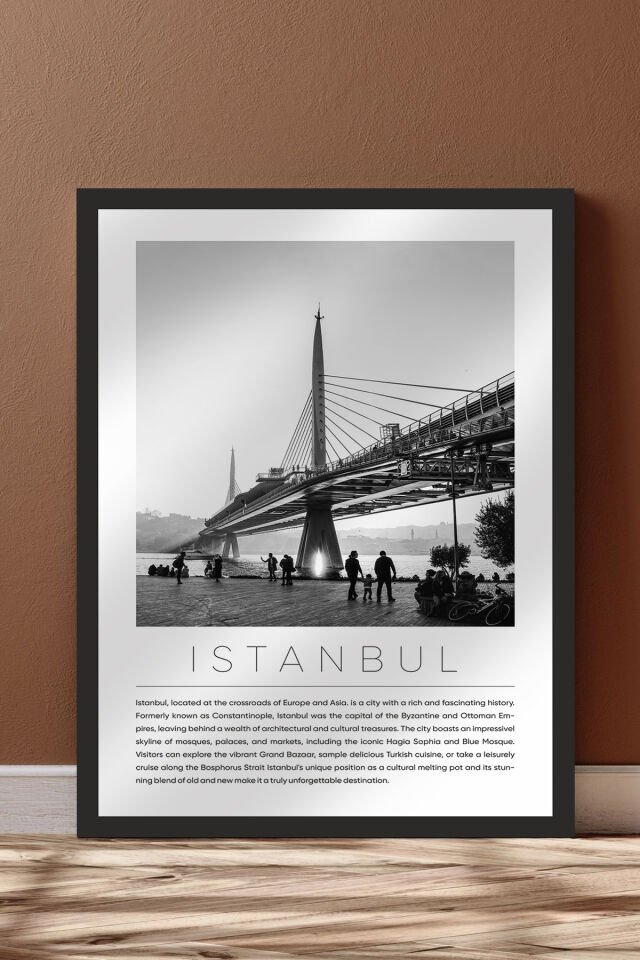 Dünya Şehirleri Koleksiyonu Çerçeve Görünümlü Mdf Tablo