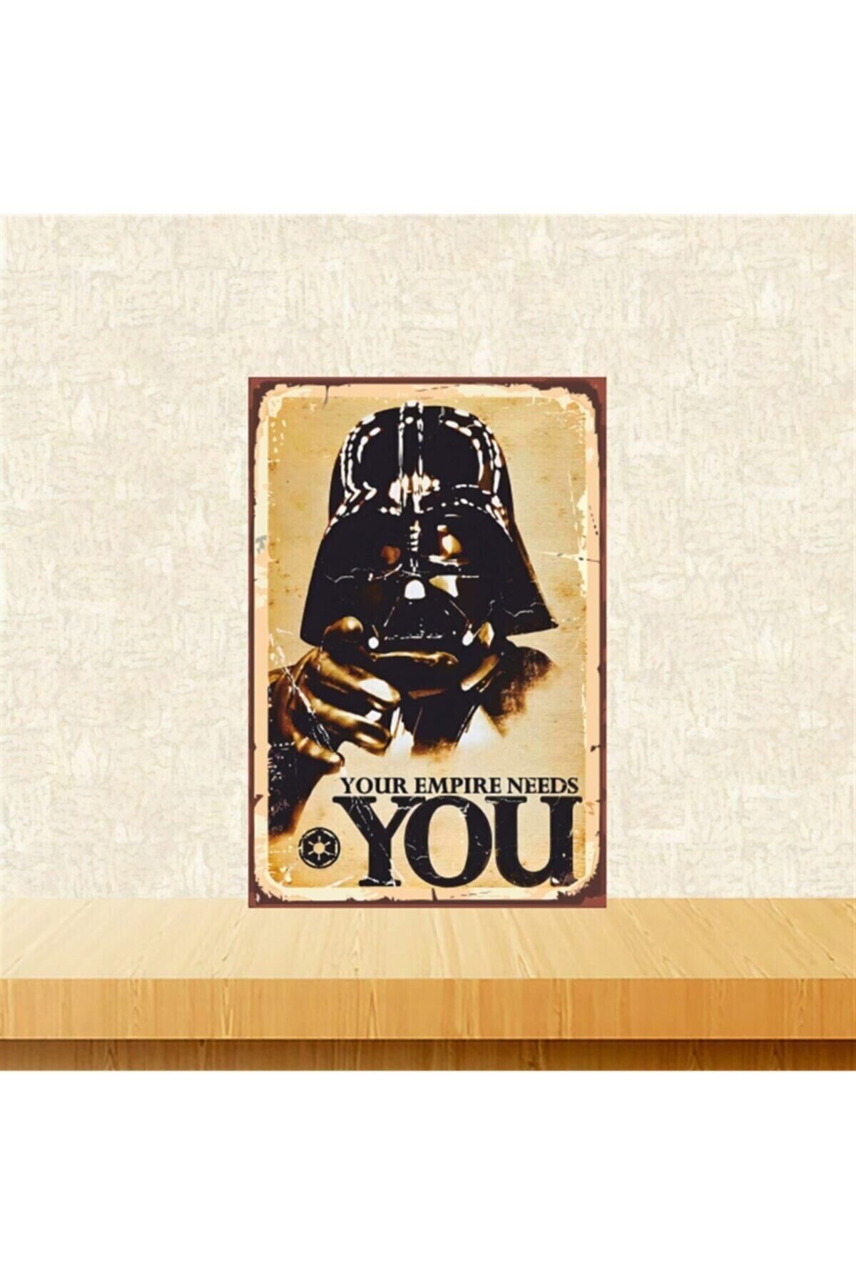 Your Empire Needs You 20-30 Cm Retro Ahşap Tablo Tkfx4569
