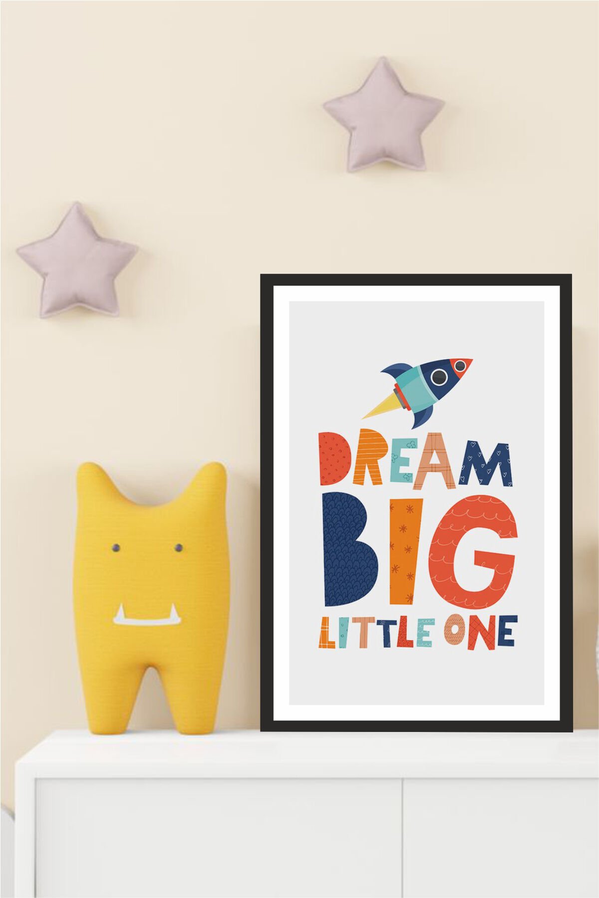 Çocuk Odası Tasarımlı Çerçeve Görünümlü Mdf Tablo