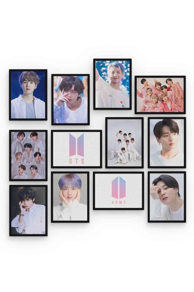 Bts 12 Parça Mdf (ahşap) Tablo Ofis Boyu