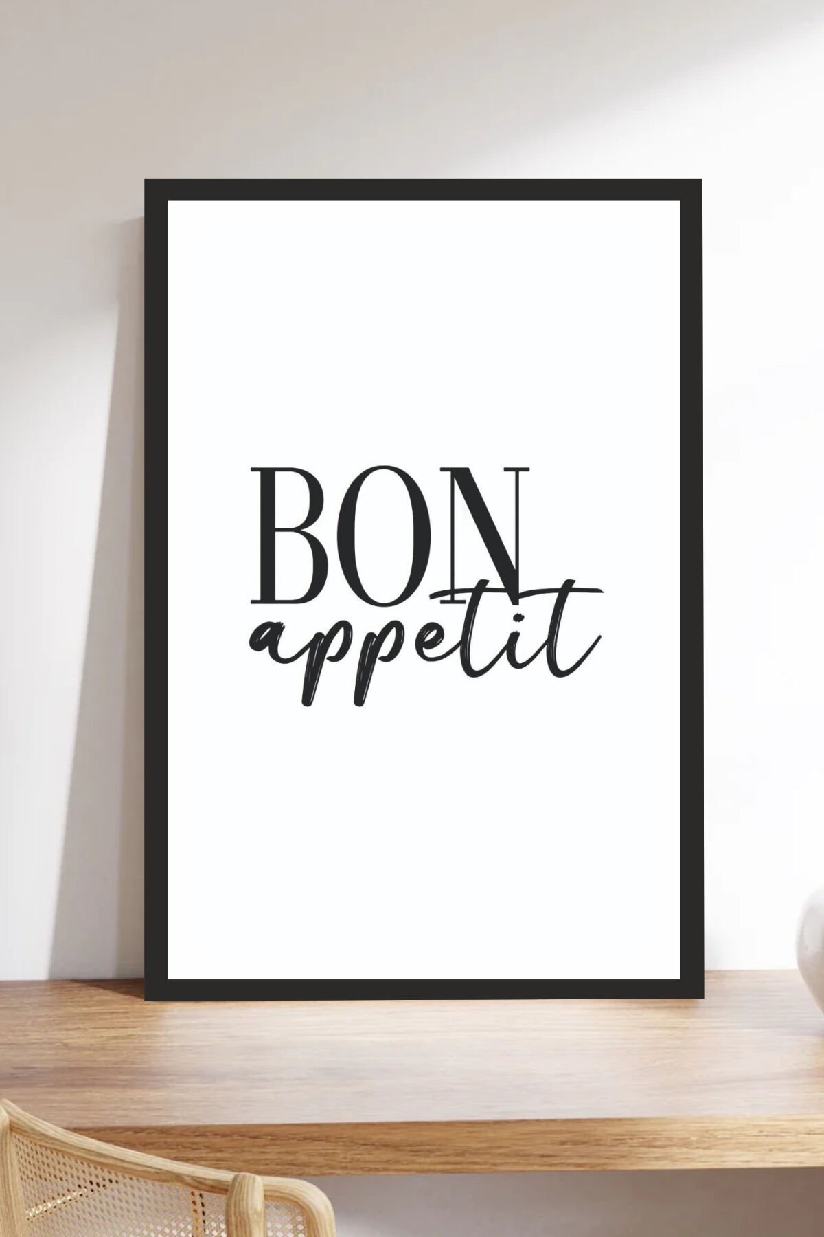 Home Yazılı Ahşap Mdf Çerçeve Görünümlü Mdf Tablo