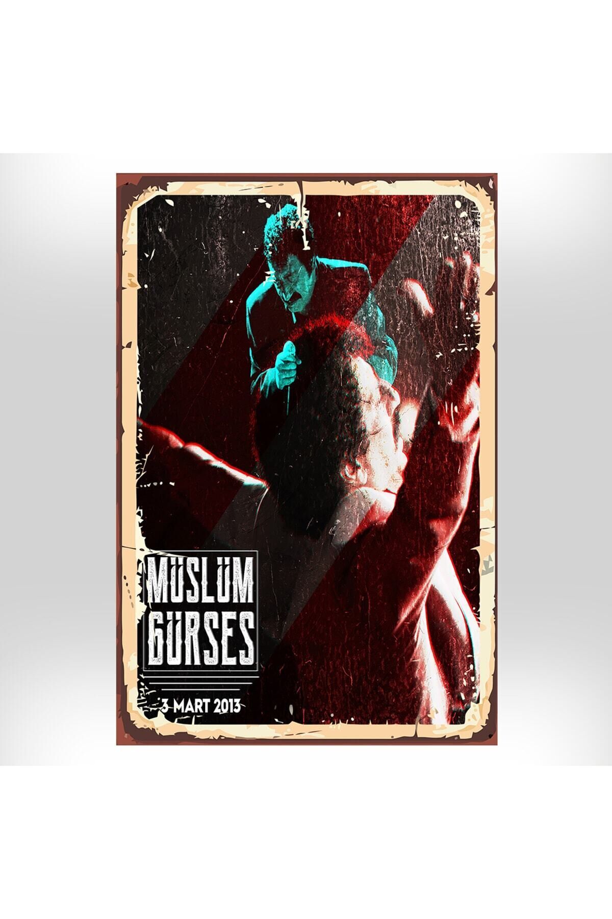 Müslüm Gürses 3 Mart 2013 Tasarımlı 20x30 Cm Ahşap Tablo