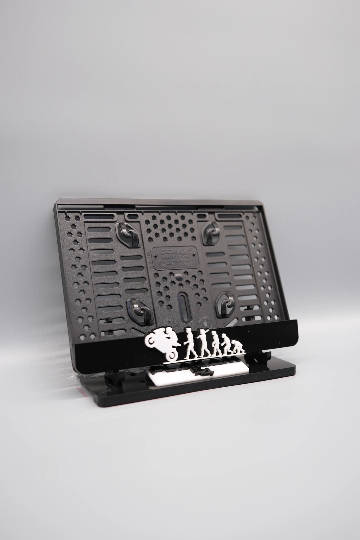 EVRİM RACİNG 3D KABARTMALI PLEKSİ MOTOR PLAKALIĞI