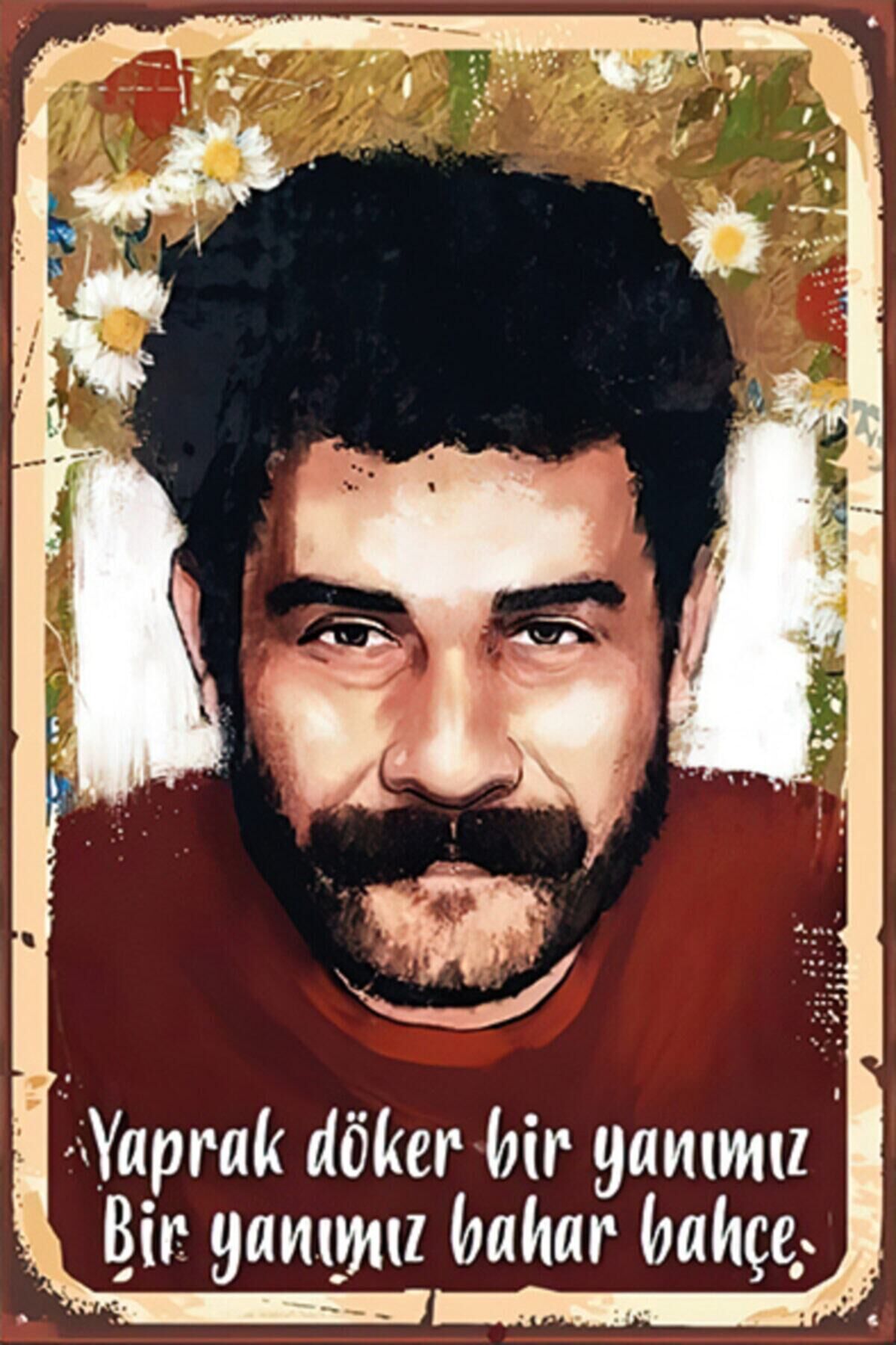 Ahmet Kaya 005 Retro Ahşap Poster