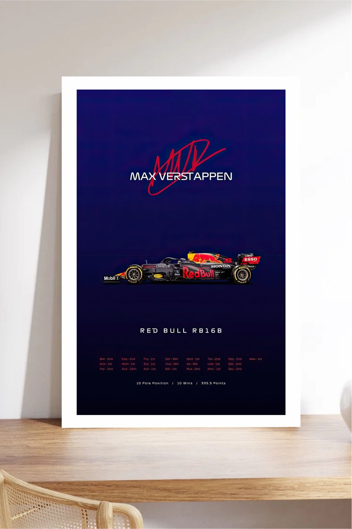 genç odası çerceve görünümlü mdf tablo