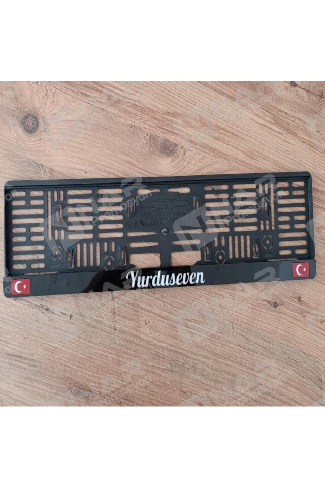 Kişiye Özel 1. Kalite Pleksi Oto Plakalık 2 Adet Fiyatı Türk Bayraklı