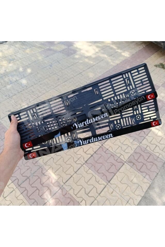 Kişiye Özel 1. Kalite Pleksi Oto Plakalık 2 Adet Fiyatı Türk Bayraklı